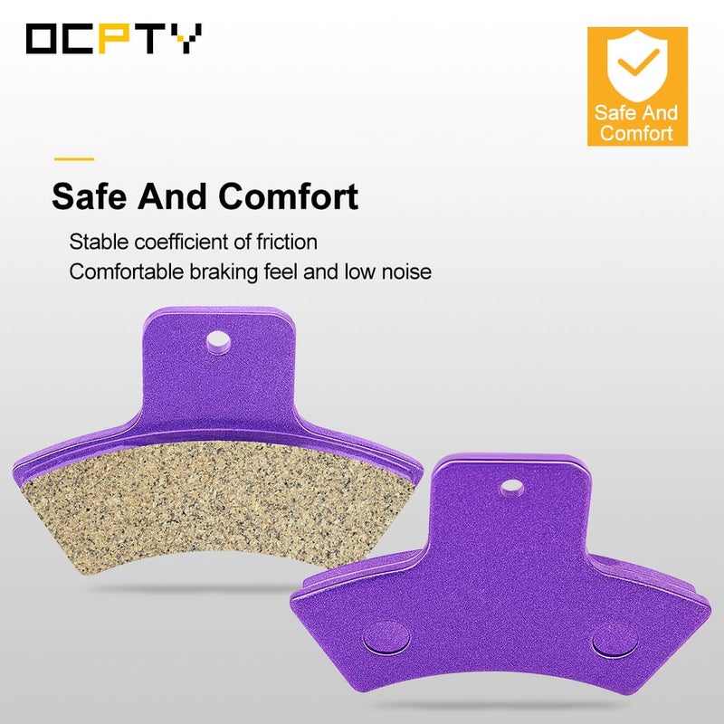OCPTY FA159 FA270 Front and Rear Carbon Fiber Brake Pads Fit for 2000-2001 for Polaris Magnum 325 4x4, 2000, 2002 for Polaris Scrambler 400 2x4, 1998-2004 for Polaris Scrambler 500 4X4 - Image 5